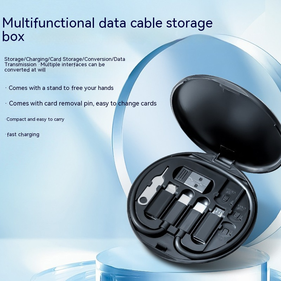 Cargador "OmniLink Pocket" 5 en 1 con llave de celular